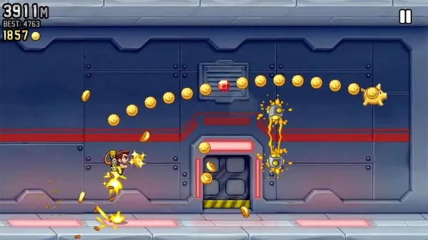 game 2d mobile - Jetpack Joyride